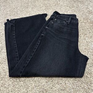 AE Strigid Super High-Waisted Baggy Wide-Leg Ankle Jean